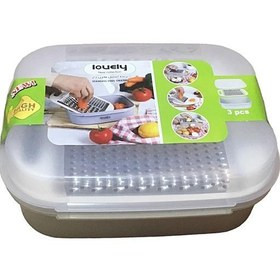 رنده مخزندار لاولی 3 پارچه