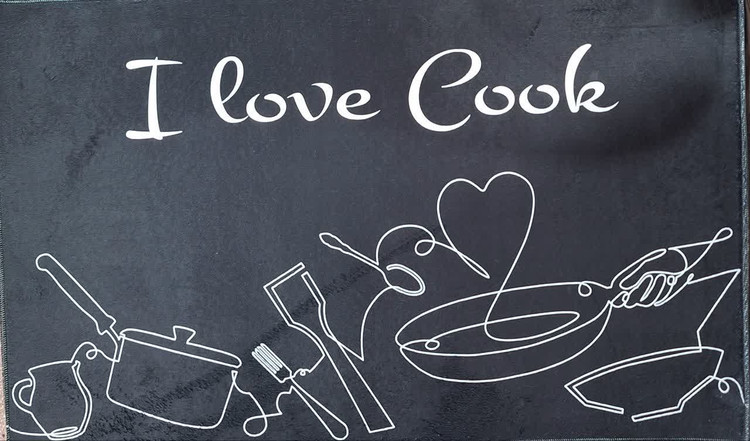 پادری مخمل آشپزخانه 50*80