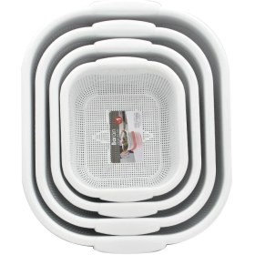 سرویس 8 پارچه آبکش و لگن چهارگوش باران