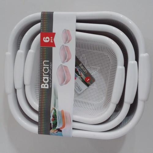 سرویس 6 پارچه آبکش و لگن باران