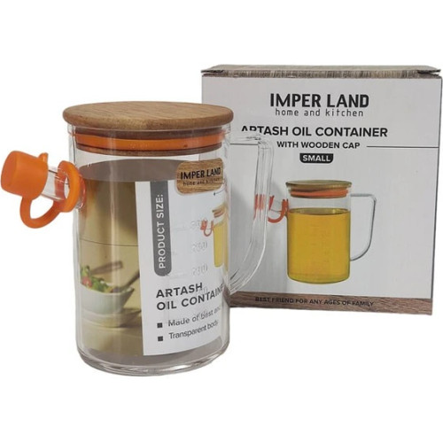 روغن ریز 300ml با درب چوبی imperland