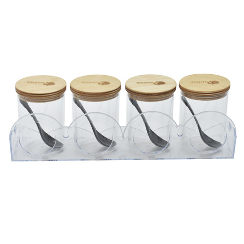 ست ادویه درب چوبی اکرولیک اشکان