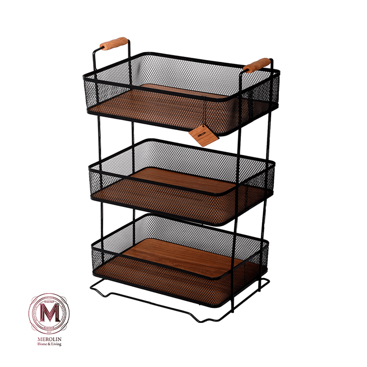 جاپیازی 3 طبقه مستطیل مدل بلوط مارک مرولین